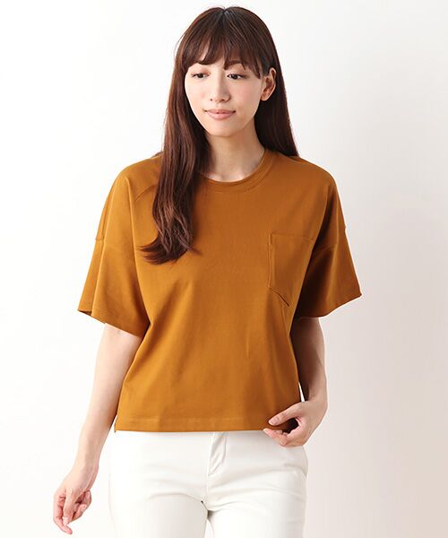 SHIPS for women / シップスウィメン カットソー | WCO:BIG PKT TEE | 詳細25