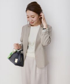 SHIPS / シップス ノーカラージャケット | ノーラペルジャケット