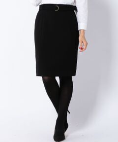 SHIPS / シップス ミニ・ひざ丈スカート | ベルトタイトスカート