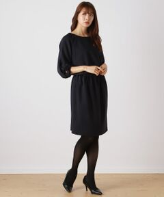 SHIPS / シップス ミニ丈・ひざ丈ワンピース | リボンスリーブブラウジングワンピース