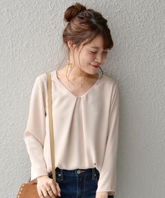 SHIPS / シップス シャツ・ブラウス | フェイクレイヤードビジューブラウス