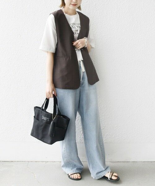 SHIPS / シップス トートバッグ | タッセル ポケット トートバッグ | 詳細18