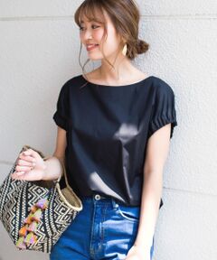 SHIPS / シップス Tシャツ | ゴムスリーブブラウス◇