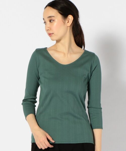 SHIPS / シップス カットソー | コットンリブプルオーバー | 詳細11