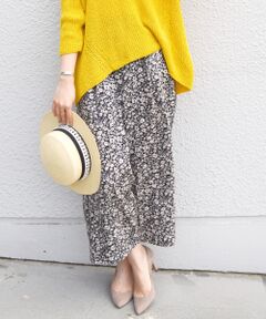 SHIPS / シップス ショート・ハーフ・半端丈パンツ | PrimaryNavyLabel:リネンフラワープリントパンツ