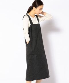 SHIPS / シップス ミニ丈・ひざ丈ワンピース | PrimaryNavyLabel:グレンチェックエプロンドレス