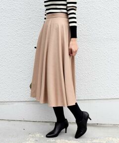 SHIPS / シップス ロング・マキシ丈スカート | ウールフレアスカート27-0001