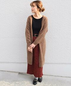 SHIPS for women / シップスウィメン カーディガン・ボレロ | 【WEB限定】ロングニットカーディガン◆