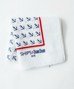 SHIPS / シップス ハンカチ | SHIPS･BLUE BLUE:コットンアンカー◆