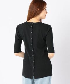 SHIPS / シップス カットソー | R JUBILEE:リブバックボタンTee