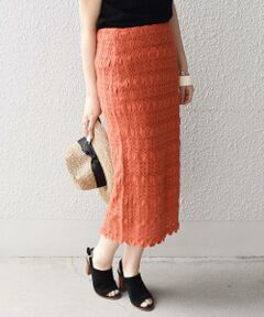SHIPS / シップス ロング・マキシ丈スカート | Prefer SHIPS: レースニットソースカート