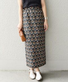 SHIPS / シップス ロング・マキシ丈スカート | アフリカンバティックプリントスカート◇