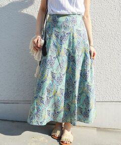 SHIPS / シップス ロング・マキシ丈スカート | リバティプリントローンスカート◇