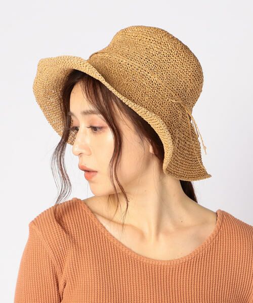 SHIPS for women / シップスウィメン ハット | ペーパー細編みハット18SS | 詳細7