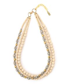 SHIPS / シップス ネックレス・ペンダント・チョーカー | INK+ALLOY:3連ショートネックレス