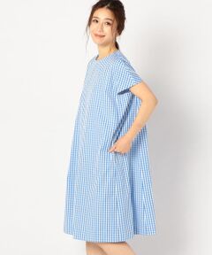 SHIPS / シップス ミニ丈・ひざ丈ワンピース | Nell:コットンギンガムAラインワンピース