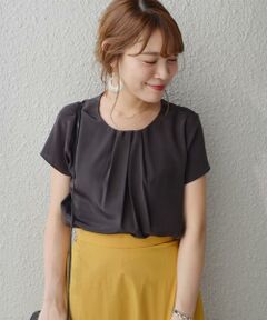 SHIPS / シップス シャツ・ブラウス | フロントギャザーショートスリーブブラウス