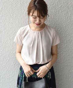 SHIPS / シップス シャツ・ブラウス | フロントギャザーショートスリーブブラウス