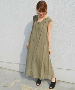 SHIPS / シップス ロング・マキシ丈ワンピース | ノースリーブワンピース