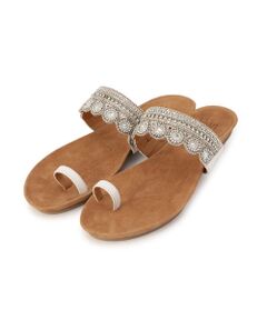 SHIPS / シップス サンダル | KIWI:フラワービーズサンダル