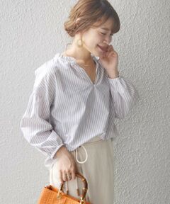 SHIPS / シップス シャツ・ブラウス | ギャザーブラウス◆