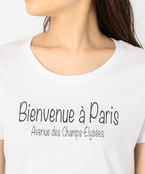 SHIPS for women / シップスウィメン Tシャツ | Vincent et Mireille:ロゴTシャツ | 詳細5