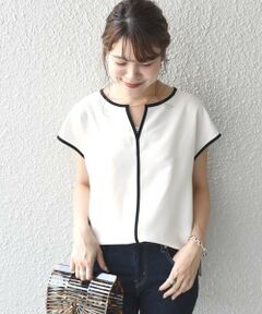 SHIPS / シップス シャツ・ブラウス | ハイショクVネックブラウス
