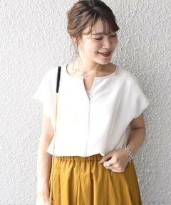 SHIPS / シップス シャツ・ブラウス | ハイショクVネックブラウス