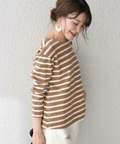 SHIPS / シップス カットソー | バックＶサイドボタンプルオーバー◇