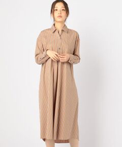 SHIPS / シップス ロング・マキシ丈ワンピース | TICCA:フレアロングシャツワンピース