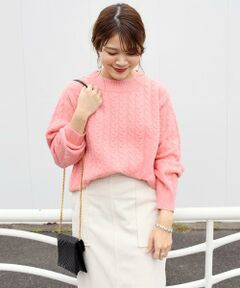 SHIPS / シップス ニット・セーター | HAMILTON カシミヤケーブルニット◇