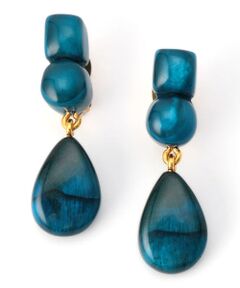 SHIPS / シップス ピアス・イヤリング | DOMINIQUE DENAIVE:ブルーイヤリング