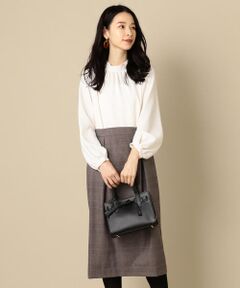 SHIPS / シップス ミニ丈・ひざ丈ワンピース | チェックコンビワンピース