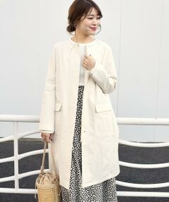 ★新品 未使用★タグ付きTO BE CHIC コート ライナー付 オフホワイト