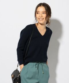 SHIPS / シップス ニット・セーター | 〈手洗い可能〉ホールガーメントVネックプルオーバー◇