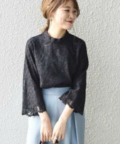 SHIPS / シップス シャツ・ブラウス | レースフレアスリーブブラウス◇