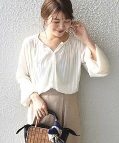 SHIPS / シップス シャツ・ブラウス | 2WAYカッセンギャザーブラウス