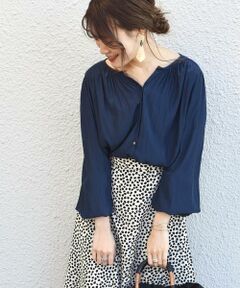 SHIPS / シップス シャツ・ブラウス | 2WAYカッセンギャザーブラウス