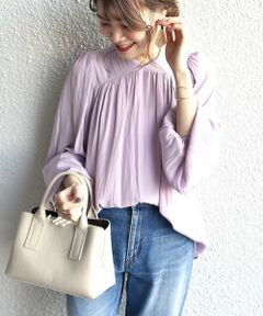 SHIPS / シップス シャツ・ブラウス | 2WAYカッセンギャザーブラウス