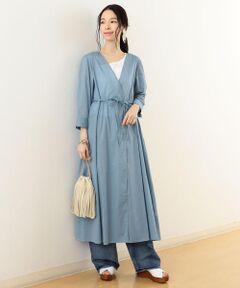 SHIPS / シップス ロング・マキシ丈ワンピース | シャドーストライプ2WAYワンピース◇