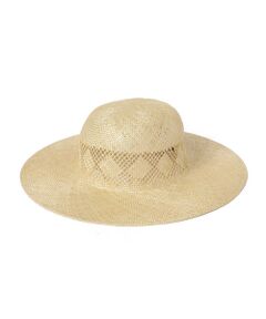 春夏にぴったりなハット。<br>広めのつばで女性らしい印象に。<br>コーディネートのポイントにおすすめです♪<br><br>イタリアのファクトリーブランド【GRILLO】( グリーロ）。<br>イタリア生産の上品な帽子をリーズナブルに提供しているコストパフォーマンスに優れたブランドです。<br><br>※末永く愛用頂く為に、アテンションタグを必ずご確認の上、着用又はお取り扱い下さい。