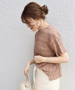 SHIPS / シップス カットソー | バルファスレースプルオーバー◇