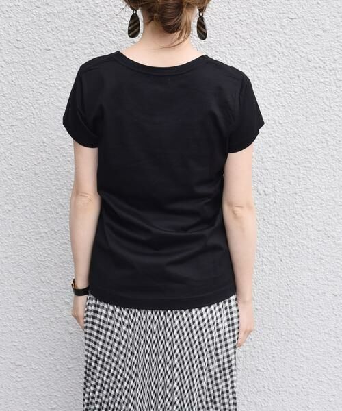 SHIPS for women / シップスウィメン カットソー | グラフィックロゴTEE◇ | 詳細5