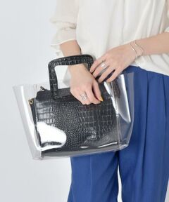 SHIPS / シップス トートバッグ | ANITA BILARDI :2WAY PVCバッグ