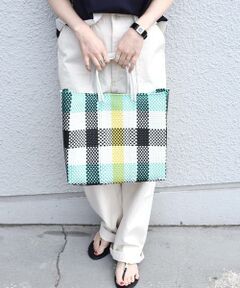 SHIPS / シップス かごバック | Diminutivo:ブロックチェックトート◇