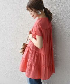 SHIPS / シップス シャツ・ブラウス | ヨウリュウティアードチュニック◇