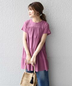 SHIPS / シップス シャツ・ブラウス | ヨウリュウティアードチュニック◇