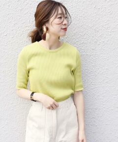 SHIPS / シップス カットソー | ヘビーテレコショートスリーブプルオーバー◇