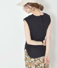 SHIPS / シップス カットソー | ワッフルノースリーブプルオーバー◇