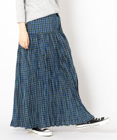 SHIPS / シップス ミニ・ひざ丈スカート | ROCK MOUNT:【SHIPS別注】ティアードチェックスカート